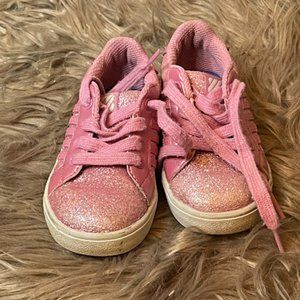 Girls Pink Shimmer K Swiss Sneakers